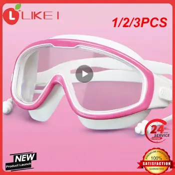 1/2/3ШТ Очки для плавания при близорукости, маска для плавания, Противотуманные Прозрачные очки для плавания