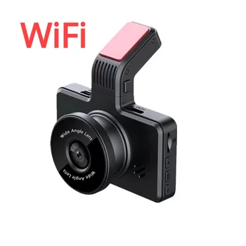 Автомобильная Видеорегистраторная камера 1080P Dash Camera С Двойным Объективом, Встроенный Видеорегистратор Dashcam G-Sensor Loop Recording мониторинг парковки wifi