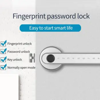 TTlock Smart Fingerprint Password Дверной замок Bluetooth Handle Lock Поддержка приложения Remote Control Работа с TTlock Gateway G2
