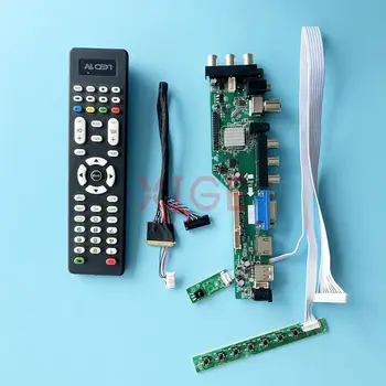 Для LTN101NT05 LTN101NT06 Плата контроллера Дисплей Ноутбука DVB Цифровой Сигнал DIY Kit USB + DHMI + VGA + 2AV 10,1 