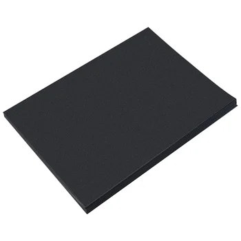 100шт Бумага для рисования формата А4, черный утолщенный картон, Картонная заготовка для рисования своими руками, Крафт-бумага для рисования, черный, 150 г