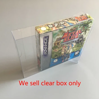 Высококачественная прозрачная коробка для отображения игровых карт версии GBA для США пластиковая защитная коробка для домашних ЖИВОТНЫХ для коллекции и хранения