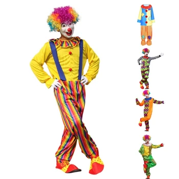 Костюмы клоуна для вечеринки на Хэллоуин, ролевые игры и карнавальный реквизит для косплея