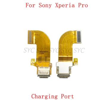 Оригинальный разъем USB-порта для зарядки Гибкий кабель для Sony Xperia Pro Запчасти для ремонта платы разъема для зарядки
