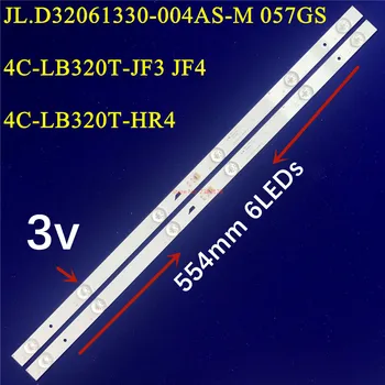 10 шт. Светодиодная лента подсветки для INSIGNIA NS-32DR310NA17 TH-32D500C TH-32D400C JL.D32061330-004BS-M 4C-LB320T-JF4