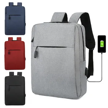 Женский мужской повседневный спортивный рюкзак, водонепроницаемые нейлоновые дорожные деловые рюкзаки для ноутбуков с USB-зарядкой, рюкзак Школьный