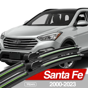 Для Hyundai Santa Fe 2000-2023 Щетки стеклоочистителя переднего стекла 2x Аксессуары для окон 2001 2008 2010 2015 2016 2017 2020