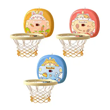 Набор мини-баскетбольных колец с мячами, игрушки Монтессори для дома, подарки для детей