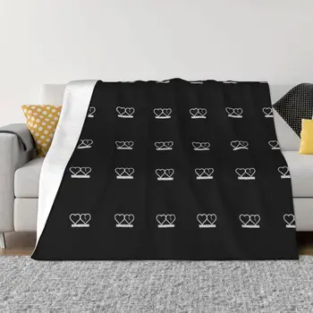 Дизайнерское Одеяло Black Hearts Club Yungblud, Покрывало На Кровать, Толстый Диван-Кровать