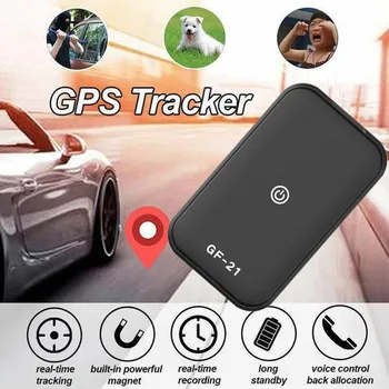 Мини-GPS-трекер GF21, защита от кражи, портативные трекеры, точный локатор, устройство отслеживания записи с защитой от потери