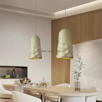 Дизайнерские Подвесные светильники Wabi Sabi для столовой, спальня в стиле Лофт с французским сливочным ветром, Кафе, Люстра, Барный столик, Светодиодный Декор для дома 