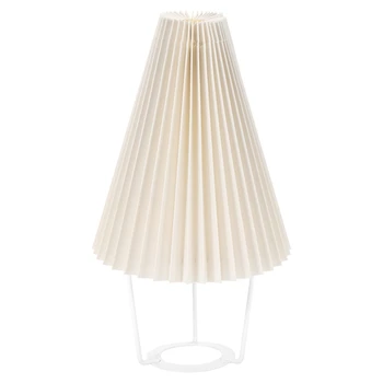 Абажур со складками, настольная лампа, торшеры, плиссированный абажур в японском стиле, креативный абажур для настольной лампы, лампы для спальни