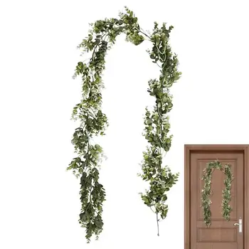 Гирлянда из зелени, искусственные виноградные лозы, искусственные листья, искусственный плющ, зелень для декора комнатных стен, 5,9 футов для свадебного дома