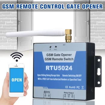 RTU5024 Комплекты Реле Контроля Доступа Для Открывания Ворот GSM 4G 850/900/1800/1900 МГц Беспроводное Устройство Для Открывания Дверей с Антенной US/EU Plug