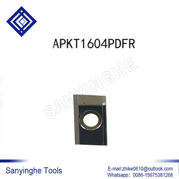 10 шт./лот APKT1604PDFR твердосплавные токарные пластины с ЧПУ для алюминия