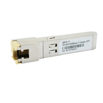 Гигабитный Модуль SFP RJ45 10/100/1000 Мбит/с SFP Медный Приемопередатчик RJ45 SFP Gigabit Ethernet Switch