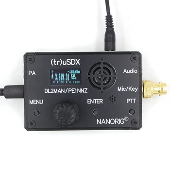 Модернизированный (tr) Приемопередатчик uSDX usdx 5-полосный Многомодовый приемопередатчик CW LSB USB AM FM QRP с корпусом PE1NNZ и DL2MAN