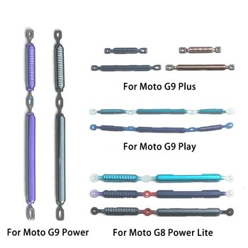 2 шт. Для Motorola Moto G7 G8 G9 Play Plus G9 Power G8 Power Lite Корпус Кнопка Включения Выключения Питания Блокировка Внешних Боковых Клавиш