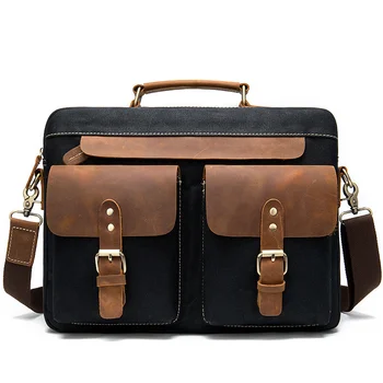 портфель porte document, кожаная сумка для ноутбука, офисные сумки для бизнеса, крутой дизайнер