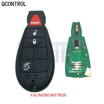 QCONTROL Auto Remote Smart Key для DODGE Charger Grand Caravan Challenger Durango Journey Идентификатор FCC: M3N5WY783X или IYZ-C01C 433 МГц