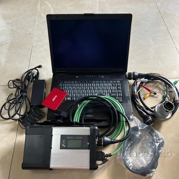 Диагностический инструмент Mb Star Sd Connect c5 с Новейшим программным обеспечением Super Ssd с Ноутбуком CF52 4G для легковых и грузовых автомобилей