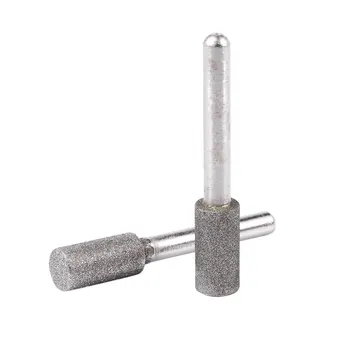 2шт, головка цилиндра диаметром 6 мм, диаметр 10 мм, Шлифовальная Алмазная шлифовальная ручка