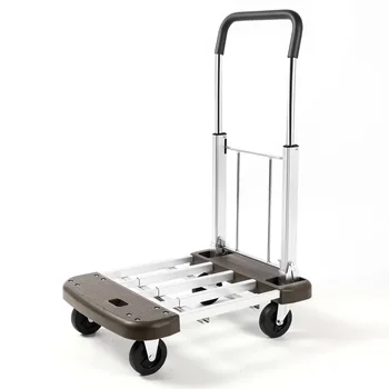 Малогабаритная Складная семейная автомобильная платформа Uni-Silent, Новые переносные багажные тележки, выдерживающие нагрузку 150 кг, ручная тележка AL150A-DX