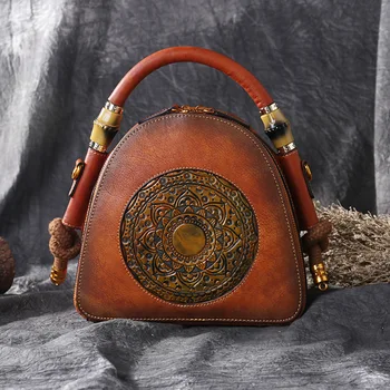 Женская модная сумка-мессенджер VICKAWEB с цветочным рисунком, мягкая сумочка через плечо из натуральной кожи, дизайнерская роскошная женская сумка-ракушка