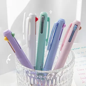 Красочный быстросохнущий Школьный офис для скрапбукинга, 3-цветная Гелевая ручка для рисования, Маркировочная ручка, канцелярские принадлежности для студентов, ручка для рисования
