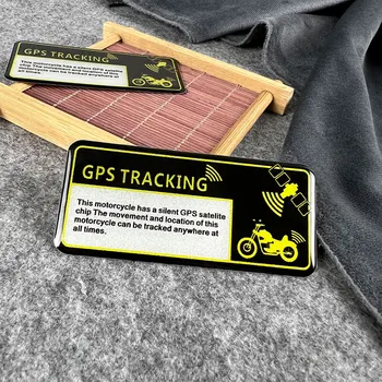 3D Светоотражающая наклейка С предупреждением, Отслеживающая GPS-Сигнализацию, Противоугонные Аксессуары для мотоциклов, Наклейка на бак автомобиля для KTM YAMAHA SUZUKI