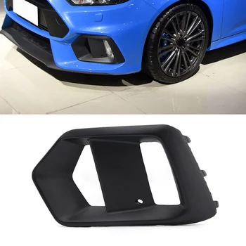 Передний Левый Бампер Крышка Противотуманной Фары Рамка для отделки Подходит для Ford Focus RS 2016 2017 2018 Матовый Черный Пластик