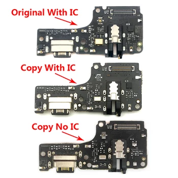 10 шт./лот Оригинальная USB-док-станция для зарядки, разъем для Xiaomi Redmi Note 10, замена микрофонного модуля