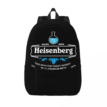 Холщовый рюкзак Breaking Bad для женщин, мужчин, школьников, студентов, Сумка для книг Подходит для 15-дюймового ноутбука, сумки Walter White Heisenberg