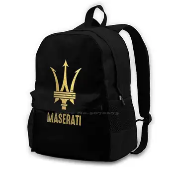 Хит продаж - Черный золотой Гранж, роскошный официальный логотип, дизайн с 3D-принтом, рюкзак, повседневная сумка, Логотип Etsy Gold Grunge изношен