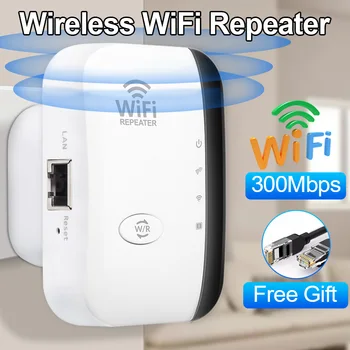 300 Мбит/с WiFi Ретранслятор WiFi Расширитель Усилитель WiFi Усилитель Сигнала Wi Fi 802.11N Дальний Беспроводной Wi-Fi Ретранслятор Точка Доступа