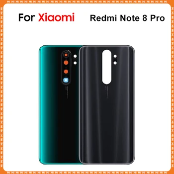 Для Xiaomi Redmi Note 8 Pro Крышка батарейного отсека Задняя стеклянная крышка батарейного отсека Корпус Note 8 Запасные части для задней крышки Redmi Note 8