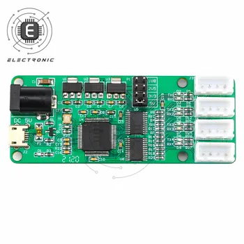 3,3 В 2,5 В 1,8 В USB-4-канальный модуль TTL LC-FT4232-4 Модуль последовательного порта UART Максимальная скорость связи 12 Мбит/с