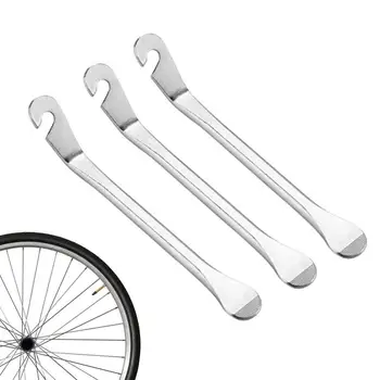 Инструмент для снятия колеса велосипеда, 3 шт., инструмент для смены трубок, Монтировка шин для MTB велосипеда, Комплект для ремонта шин для складного велосипеда, MTB велосипеда