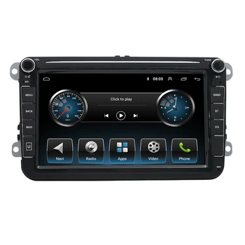 8021A Двойное 2 Din 8-дюймовое радио Gps-навигация для автомобильной стереосистемы VW Android