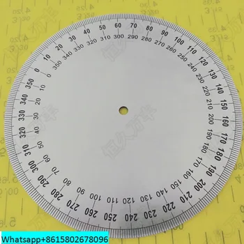 диаметр: 160 мм внутренний d: 6 мм толщина: 2 мм Промышленный измерительный диск угловой диск из нержавеющей стали механические фитинги