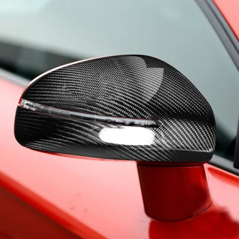Крышки автомобильных зеркал заднего вида для BMW 3 Серии G20 5 серии G30 2019 2020 Крышки боковых зеркал из углеродного волокна в виде ракушки