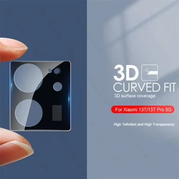 3D Изогнутая Защита Камеры Из Закаленного Стекла Для Xiaomi 13T Pro 5G Защитный Чехол Для Объектива Xiaomi13T Xiomi Xiaomy Mi13T Mi 13t Pro