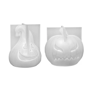 Силиконовые формы для ароматических свечей Angry Pumpkin Halloween Aromatherapys Эпоксидная форма K92A