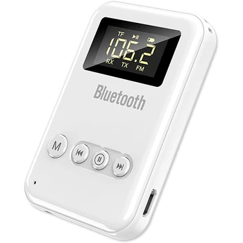 Вспомогательный FM Bluetooth 5,0 3,5 мм передатчик приемник для автомобильной домашней аудиосистемы