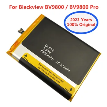 2023 Год 100% Оригинальный Аккумулятор BV 9800 6580mAh DK014 Для Blackview BV9800/BV9800 Pro BV9800Pro Smart Mobile Phone Batteria