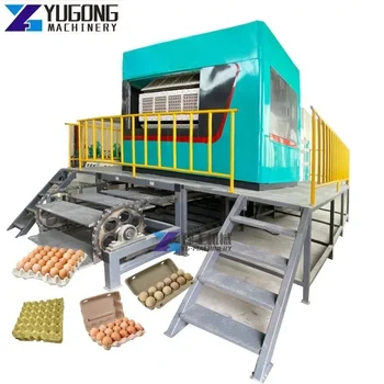 Полностью Автоматическая Машина для производства яичных лотков YG Оборудование для производства картонных коробок для яичных тарелок Оборудование для производства Яичных Лотков