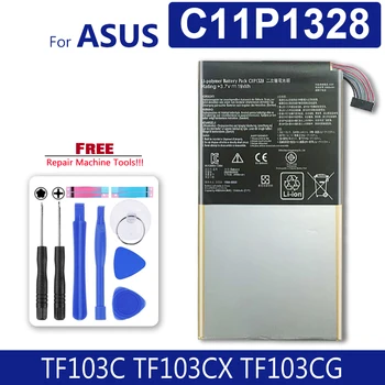 Аккумулятор для планшета Asus Transformer Pad TF103C, TF103CX, TF103CG K010 K018, Бесплатный инструмент, Номер для отслеживания, C11P1328, 4980 мАч