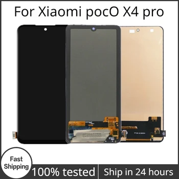 ДЛЯ Xiaomi POCO X4 Pro ЖК-дисплей Amoled/TFT Для Xiaomi POCO X4 Pro 5G 2201116PG Сенсорный Дигитайзер ЖК-дисплея В сборе