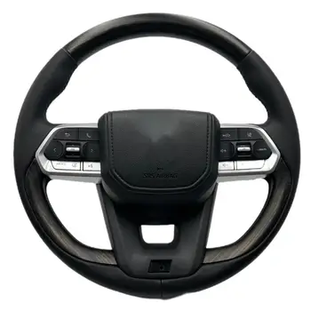 Подходит для модифицированного рулевого колеса и рулевого диска в сборе автомобиля Toyota Landluze LC300 black peach grain