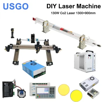 USGO DIY Линейный направляющий металлический механический комплект деталей для станка для лазерной гравировки и резки Co2 мощностью 130 Вт 1390